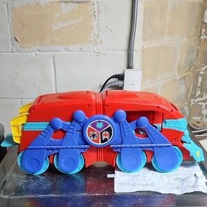 LIKE NEW! Marvel Spidey & His Amazing Friends Spiderman Headquarts Conv Vehicle